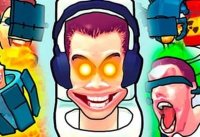 Skibidi Bosses vs Cameramen Action Game