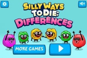 Silly Ways to Die: Differences - Online Puzzle Game