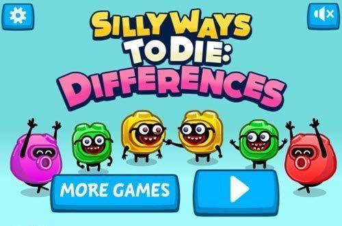 Silly Ways to Die: Differences - Online Puzzle Game