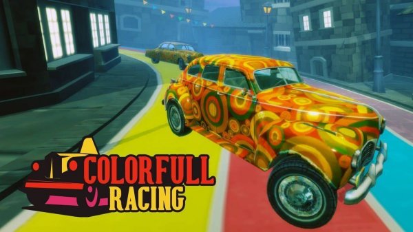 Colorful Racing: Classic Car Adventure