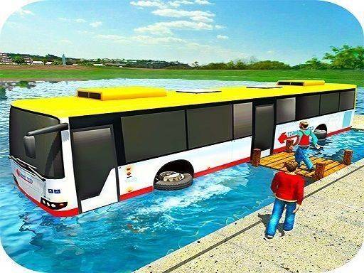 Floating Water Bus Racing Game 3D Online