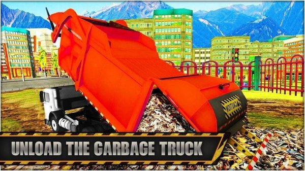 Road Garbage Dump Truck Cleaner Online Game