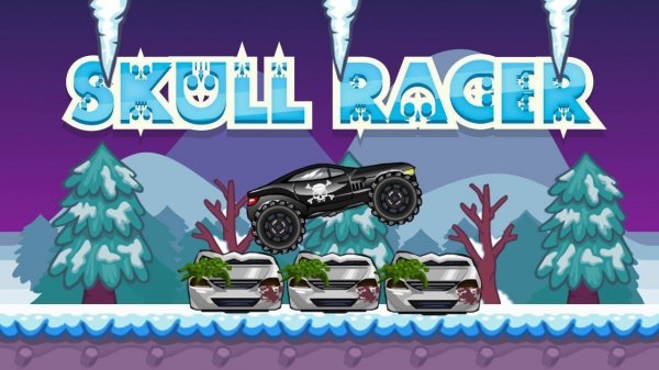 Skull Racer Monster Car Arcade Game