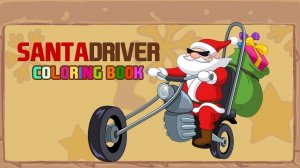 Santa Driver Coloring Book Online Game