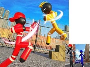 Stickman Police vs Gangsters Action Game