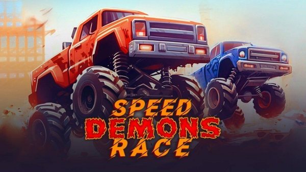 Speed Demons Race: Monster Truck Arcade Game