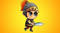 Warrior And Coins Adventure Game - Arcade Game
