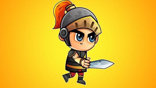 Warrior And Coins Adventure Game - Arcade Game