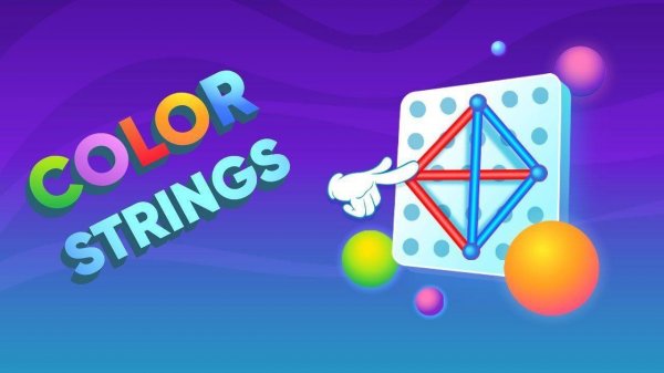 Color Strings Puzzle Game