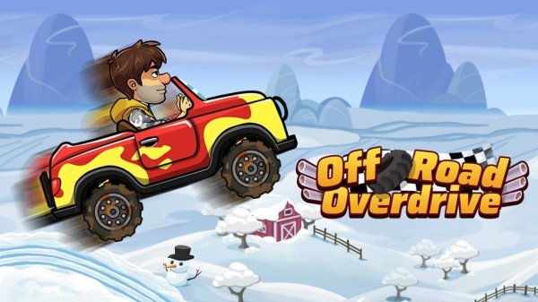 Off Road Overdrive: 2D Driving Adventure Game