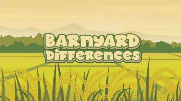 Barnyard Differences Puzzle Game