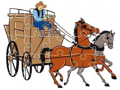 Wagons Jigsaw Puzzle Game Online