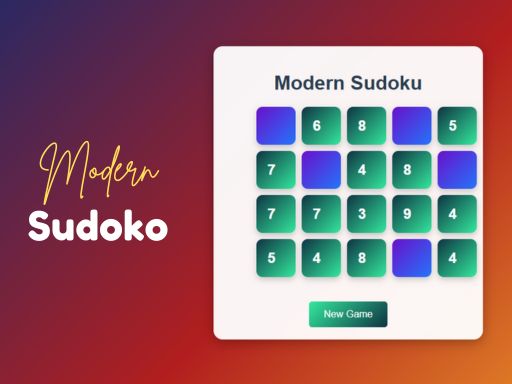 Modern Sudoku Puzzle Game