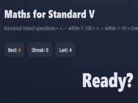 Maths for Standard V Math Game