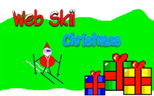Web Ski Christmas: Santa's Gift Rush Online Game