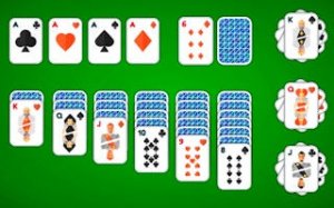 Classic Klondike Solitaire Card Puzzle