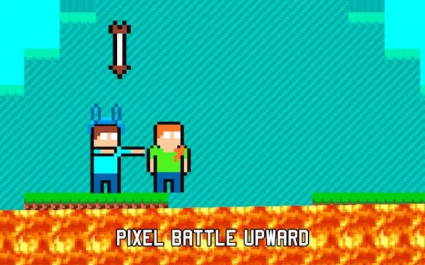 Pixel Battle Upward - Lava Arena Challenge Online Game