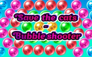 Rescue the Cats Bubble Puzzle