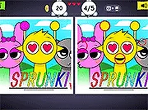 Spot the Sprunki Differences