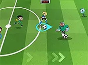 Animated Street Soccer Showdown