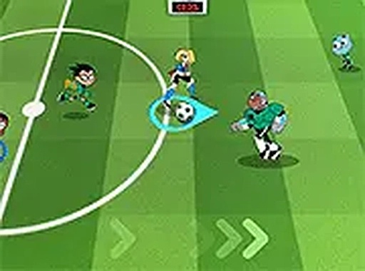 Animated Street Soccer Showdown